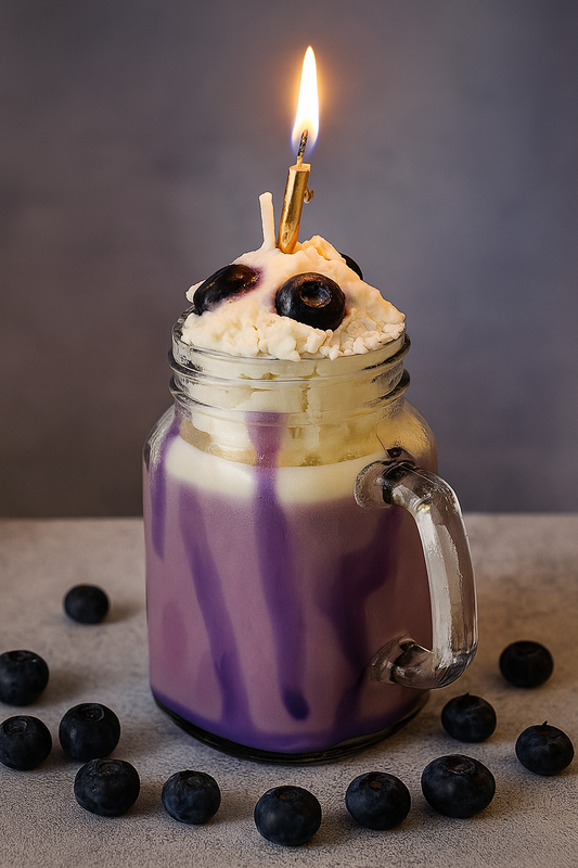 Blueberry Burst Milkshake Candle