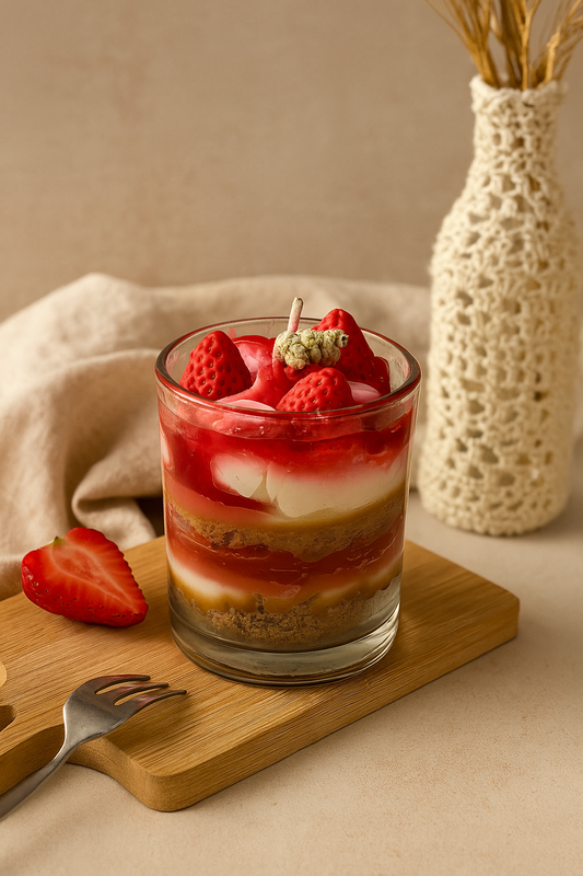 Strawberry Dream Cheesecake Candle